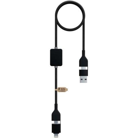 SCX.design C32 kabel do ładowania 60 W z przełącznikiem i podświetlanym logo czarny (2PX21290)