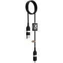 SCX.design C32 kabel do ładowania 60 W z przełącznikiem i podświetlanym logo czarny (2PX21290)