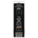 SCX.design C33 kabel do ładowania typu C o mocy 60 W z podwójnym podświetlanym logo melanż czarny (2PX21390)