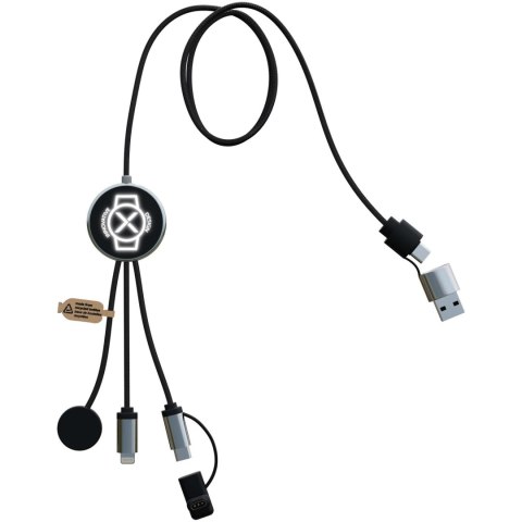 SCX.design C34 kabel do ładowania smartwatcha 7 w 1 czarny (2PX21490)