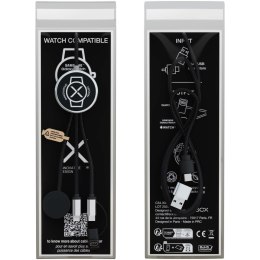 SCX.design C34 kabel do ładowania smartwatcha 7 w 1 czarny (2PX21490)