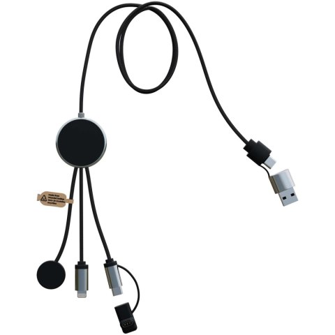SCX.design C34 kabel do ładowania smartwatcha 7 w 1 czarny (2PX21490)
