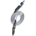 SCX.design C58 magnetyczny płaski kabel do ładowania 60 W szary (2PX19682)