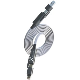 SCX.design C58 magnetyczny płaski kabel do ładowania 60 W szary (2PX19682)
