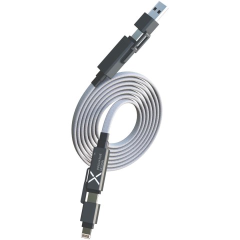 SCX.design C58 magnetyczny płaski kabel do ładowania 60 W szary (2PX19682)