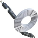 SCX.design C58 magnetyczny płaski kabel do ładowania 60 W szary (2PX19682)