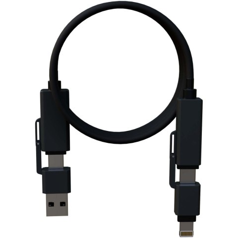 SCX.design C59 magnetyczny kabel do ładowania o mocy 100 W w izolacji z silikonu czarny (2PX21590)