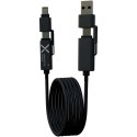 SCX.design C59 magnetyczny kabel do ładowania o mocy 100 W w izolacji z silikonu czarny (2PX21590)