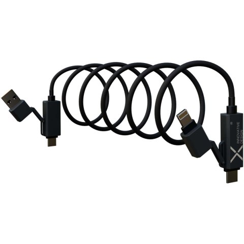 SCX.design C59 magnetyczny kabel do ładowania o mocy 100 W w izolacji z silikonu czarny (2PX21590)