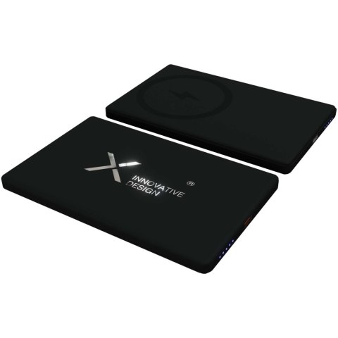 SCX.design P22 bardzo smukły magnetyczny powerbank o pojemności 5000 mAh czarny (2PX18490)