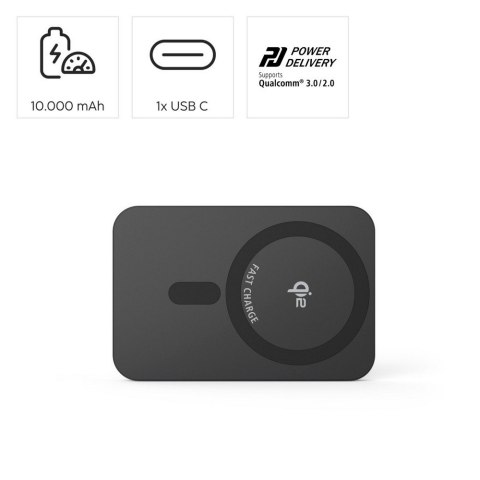 Magnetyczny power bank 10000 mAh Hama