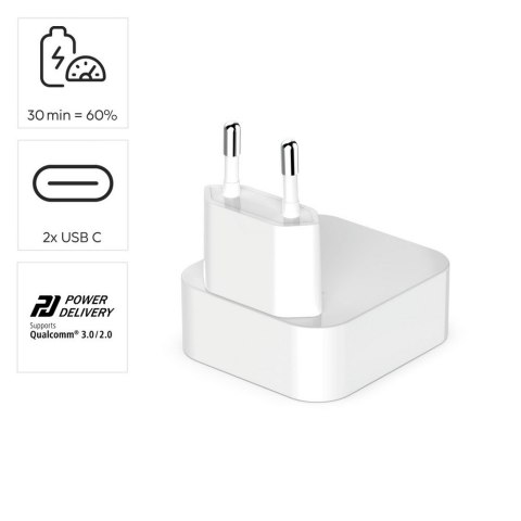 Składana ładowarka ścienna 40W Hama