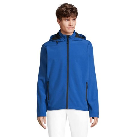 RACE MEN HOODED JACKET Niebieski 4XL (S