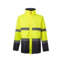 VL THEMIS. Dwukolorowa kurtka (190 g/m²) z poliestru (100%) z powłoką PU