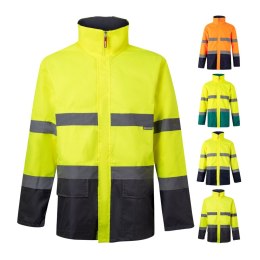 VL THEMIS LARGE. Dwukolorowa kurtka (190 g/m²) z poliestru (100%) z powłoką PU