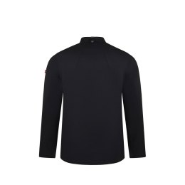 VL AGNI. Kurtka kucharska unisex (190 g/m²) z bawełny (35%) i poliestru z recyklingu (65%)