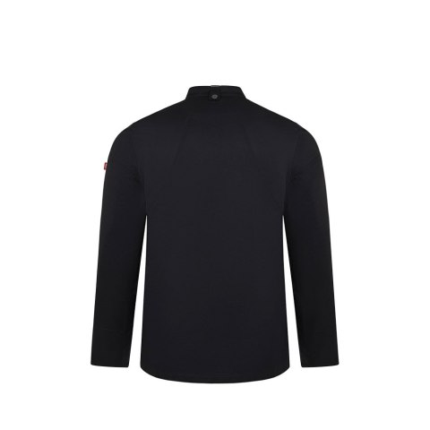 VL AGNI. Kurtka kucharska unisex (190 g/m²) z bawełny (35%) i poliestru z recyklingu (65%)