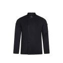 VL AGNI. Kurtka kucharska unisex (190 g/m²) z bawełny (35%) i poliestru z recyklingu (65%)