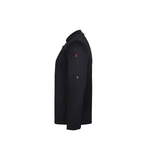 VL AGNI. Kurtka kucharska unisex (190 g/m²) z bawełny (35%) i poliestru z recyklingu (65%)