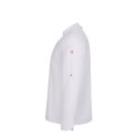 VL AGNI. Kurtka kucharska unisex (190 g/m²) z bawełny (35%) i poliestru z recyklingu (65%)