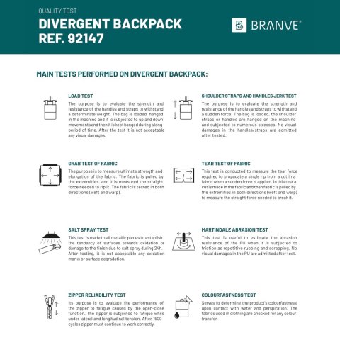 DIVERGENT BACKPACK II. Plecak DIVERGENT I