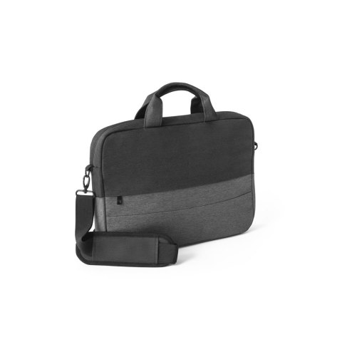 GENOA NOTEBOOK. Wyściełana torba na laptopa z recyklingowanego poliestru 600D o wysokiej gęstości 15"