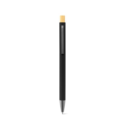 ZYLEN. Długopis z recyklingowanego aluminium (100% rAL) z gumowym wykończeniem