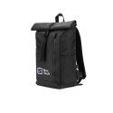 OSASCO BPACK. Plecak typu roll top z zamkiem błyskawicznym, który umożliwia zwinięcie górnej części w celu dopasowania do objęto