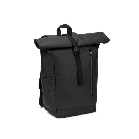 OSASCO BPACK. Plecak typu roll top z zamkiem błyskawicznym, który umożliwia zwinięcie górnej części w celu dopasowania do objęto