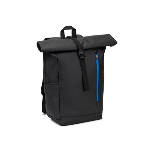 OSASCO BPACK. Plecak typu roll top z zamkiem błyskawicznym, który umożliwia zwinięcie górnej części w celu dopasowania do objęto