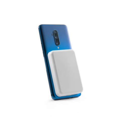 AMPERE. Magnetyczny power bank 5 000 mAh z superszybką ładowarką bezprzewodową 15 W wykonany w 100% z rABS