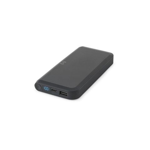 BECKER 10. Power bank o pojemności 10 000 mAh wykonany z ABS pochodzącego z recyklingu (100% rABS) z superszybką ładowarką bezpr