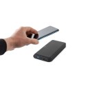 BECKER 10. Power bank o pojemności 10 000 mAh wykonany z ABS pochodzącego z recyklingu (100% rABS) z superszybką ładowarką bezpr
