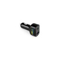 DIRAC. Adapter do zapalniczki z portem USB-A 18W i USB-C 20W wykonany w 100% z rABS
