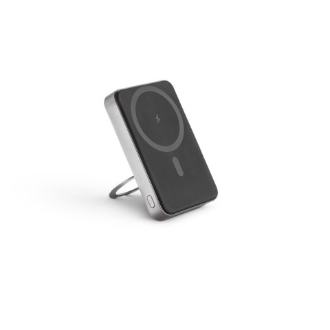 WARSHEL 10. Magnetyczny power bank 10 000 mAh z superszybką ładowarką bezprzewodową 15 W z recyklingowanego ABS (100% rABS) z po