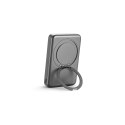 WARSHEL 10. Magnetyczny power bank 10 000 mAh z superszybką ładowarką bezprzewodową 15 W z recyklingowanego ABS (100% rABS) z po