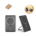 WARSHEL 5. Magnetyczny power bank 5'000 mAh z superszybką ładowarką bezprzewodową 15 W z recyklingowanego ABS (100% rABS) z pods