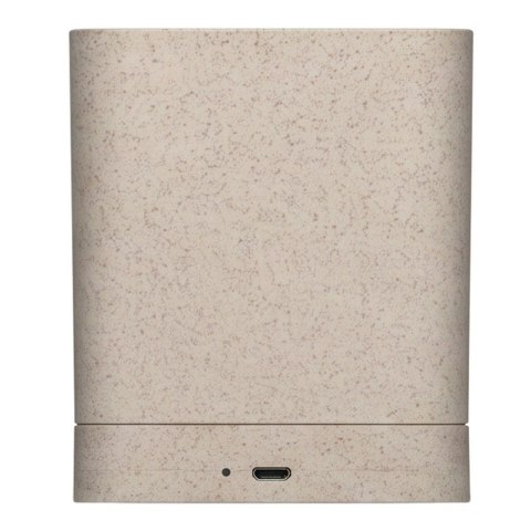 Ładowarka bezprzewodowa 5W ze słomy pszenicznej, hub USB 2.0, pojemnik na przybory do pisania, stojak na telefon