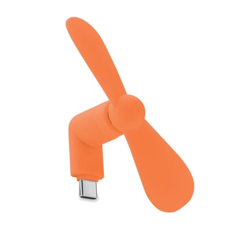 Przenośny wentylator USB pomarańczow