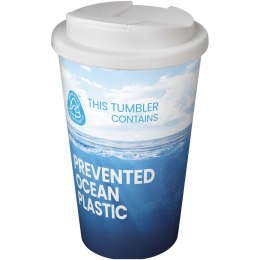 Brite-Americano® POP 350 ml termoizolowany kubek z pokrywką zabezpieczającą przed rozlaniem biały