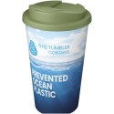 Brite-Americano® POP 350 ml termoizolowany kubek z pokrywką zabezpieczającą przed rozlaniem melanż zielony
