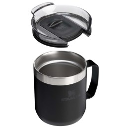 Kubek kempingowy Stanley Everyday 350 ml ze stali nierdzewnej czarny