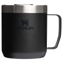 Kubek kempingowy Stanley Everyday 350 ml ze stali nierdzewnej czarny