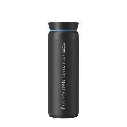Ocean Bottle Peak Brew 590 ml kubek z recyklingowanej stali nierdzewnej czarny obsydianowy