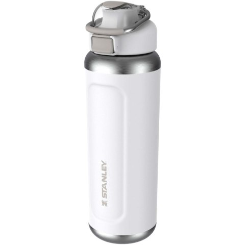 Termoizolowany bidon na wodę Stanley Classic Wellspring 710 ml wykonany z recyklingowanej stali nierdzewnej biały