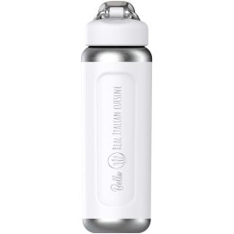 Termoizolowany bidon na wodę Stanley Classic Wellspring 710 ml wykonany z recyklingowanej stali nierdzewnej biały