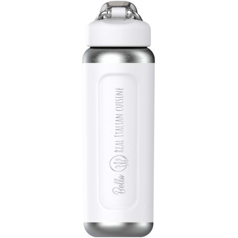 Termoizolowany bidon na wodę Stanley Classic Wellspring 710 ml wykonany z recyklingowanej stali nierdzewnej biały