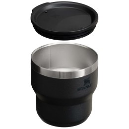 Termoizolowany kubek kempingowy Stanley Stay Hot 295 ml ze stali nierdzewnej, umożliwiający wkładanie kubków jeden w d