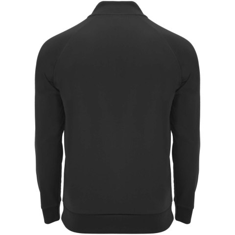 Epiro bluza unisex z długim rękawem i zamkiem błyskawicznym 1/4 200 g/m² czarny