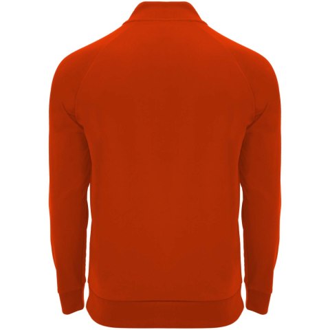 Epiro bluza unisex z długim rękawem i zamkiem błyskawicznym 1/4 200 g/m² czerwony